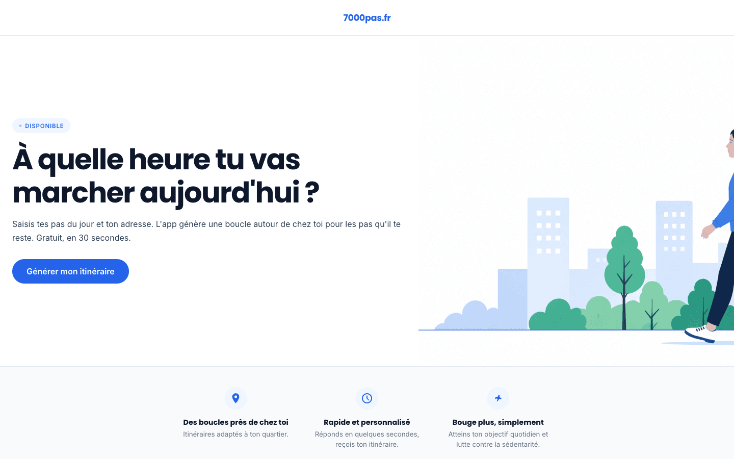 7000pas.fr - capture d'écran